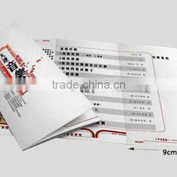 OEM Company 3-fold leaflet and flyer printing