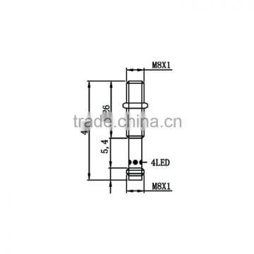 M8 Plug Series Flush Standard Inductive Proximity Sensor With Short Body photo-2