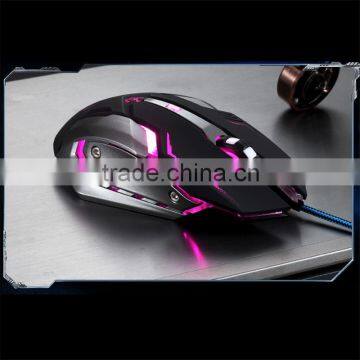 USB Wired Gaming Mouse With Macro Definition Function 4 Colors Breathing Variable Lighting photo-5