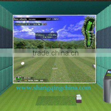 indoor screen golf simulator