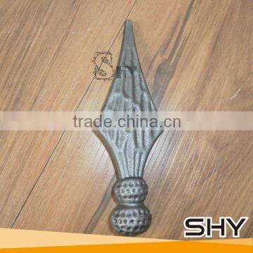 China Manufacturers Ornamental Iron Spearhead, Forged Spearheads for Iron Fence,Gate,Stairs