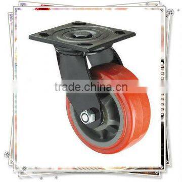 heavy duty super polyurethane hand truck caster Swivel Fixed wheels