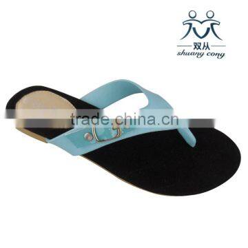 factory price fuzzy shoes suede flip flop with belt slippers for ladies