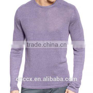 15STC2221 spring summer breathable man linen sweatershirt