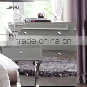 Bedroom Furniture Mirrored Nightstand Bedroom Furniture Corner Drawers photo-5