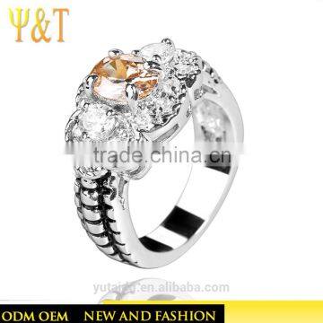 Jingli Jewelry Fashion Flower Shaped Wedding Ring For Women (YJ-392)