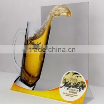 real beer bottle display stand