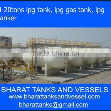 4-20tons lpg tank, lpg gas tank, lpg tanker