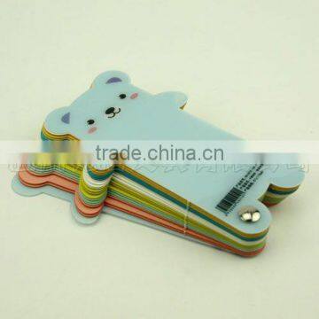 Sticky memo pad Custom made shaped notepad