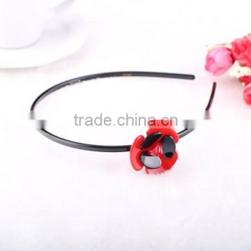 High quality cellulose acetate headband handmade hair band for teenage girls unique flower hair band