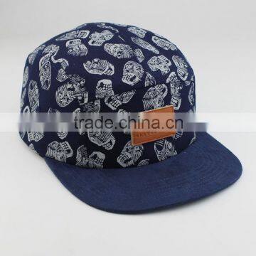 Floral 5 Panels Adjustable Cap/5 Panel Caps Hot Sale photo-4