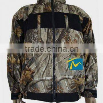 Hot selling men's military combat clothing army woodland camouflage jacket