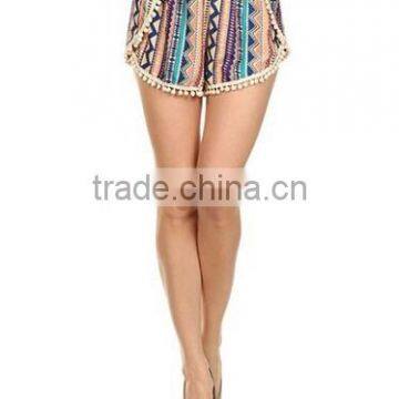 Fashion Women Summer Printed Rayon Pants Sexy Girls Hot Shorts