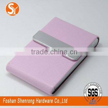 Vertical Leather Credit Card Case for Business Cards photo-3