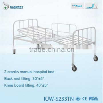 Steel Folding Double Shake Surgical Hospital Bed Equipments Factory photo-5