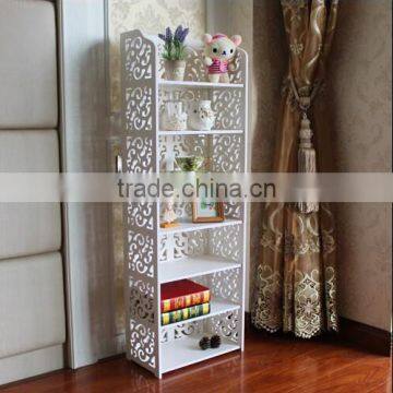Fashion style display cube wood ornament shelf