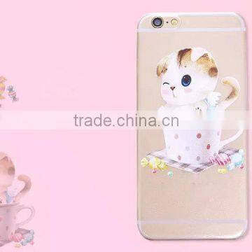 2016 Best Selling Funky Animal Pattern Cute Cat Painting Mobile Phone Case for Iphone photo-3