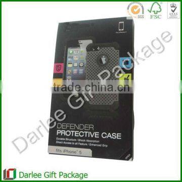 Paper packaging box for iphone 4 case mobile phone