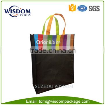 durable colorful chevron tote bags