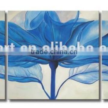 multiple panel group flower painting for home decoration