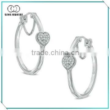 New plain hoop earring manufacture in china