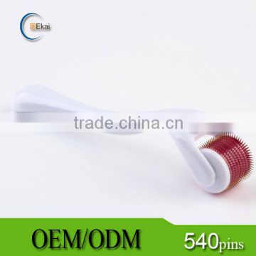 Chinese selling 540 pins micro needles derma roller for dark circles removal