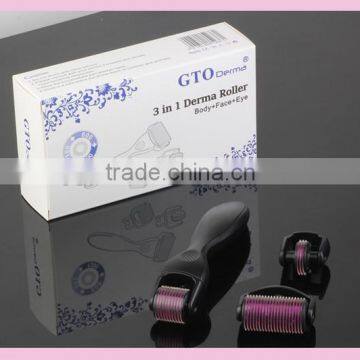 Titanium 3 in 1 Derma Roller for Face Care Dermaroller Manufacturer Price photo-5