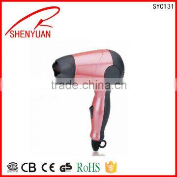 Fashion hot design Electric Travel dc motor salon hair dryer for travel fast drying hair home use