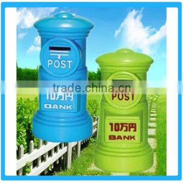 Colorful High Quality Post Piggy Bank