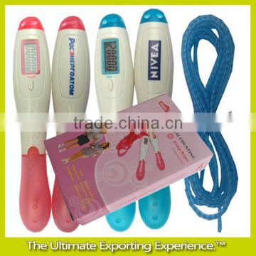 One-touch electronic Counting Rope,digital electronic count jumping rope