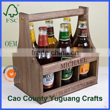 Yuguang vintage crafts wooden beer crates for sale