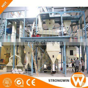 China Strongwin 2t/h Animal Feed Production Plant Chicken Feed Pellet Making Line photo-3