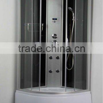 Satin Silver Aluminium Locker Room Shower