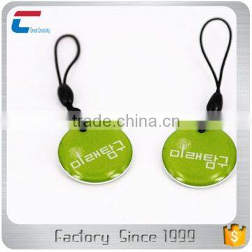 Custom diameter 30mm logo printing MIFARE Ultralight EV1 nfc epoxy tag