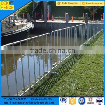 Construction road safety iron barricades