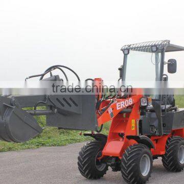 CE Mini Loader ER08 Without Cabin With Mechnical Joystick for Sale photo-4
