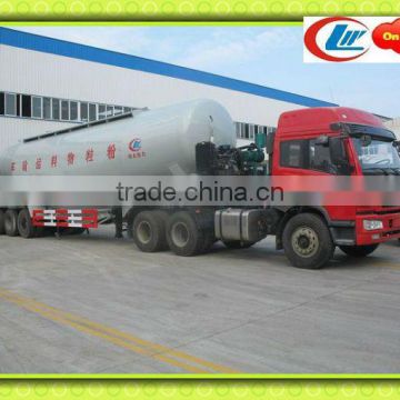 Tri-axle 500000liters bulk cement silo trailers,cement tanker trailer