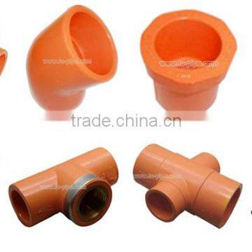 CPVC Fire Sprinkler System Industry Pipe and Fittings Tee ASTM F439 SCH80 for Water photo-6