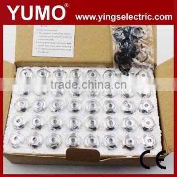 Hot Sale LA16JSF ROHS 16mm Flat Round With Dot LED IP65 Momentary Alternate Pin Terminal 3A/250VAC Metal Push Button Switch photo-6