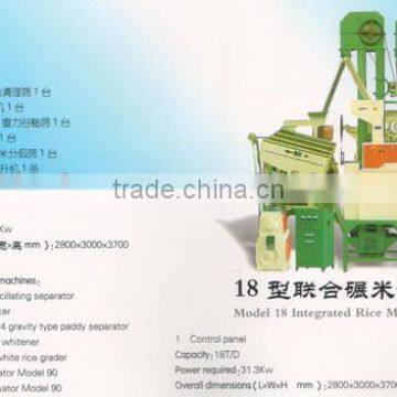 Rice processing machinery