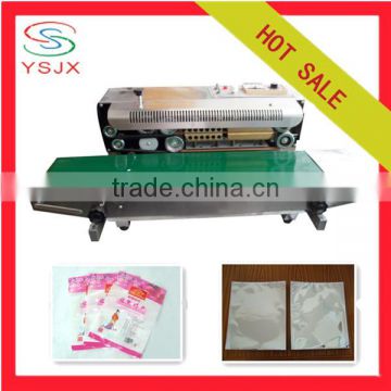 Horizontal Continuous Plastic Aluminum Foil Bag Heat Sealing Machine