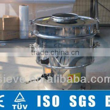 Rotary vibratory shaker for China clay powder