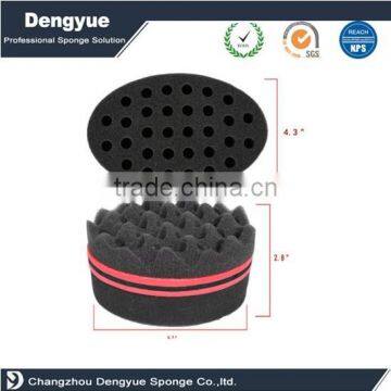 Oval Double Side Twist Sponge Curl Sponge for African American for Sale