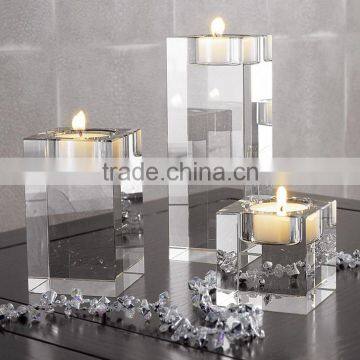 Glass Candle Holder(HLTH-V106)