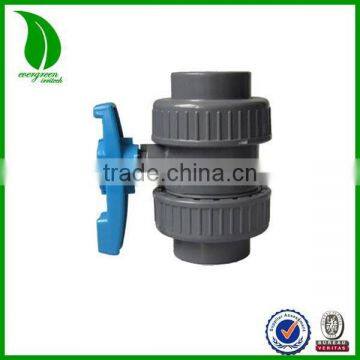 PVC DOUBLE UNION SPECIAL HANDLE BALL VALVE