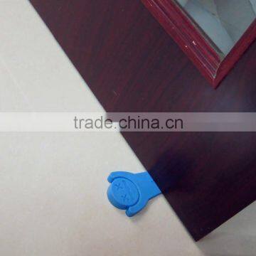 6 Pieces Different Colour Funny Rubber Sliding Door Stopper photo-3