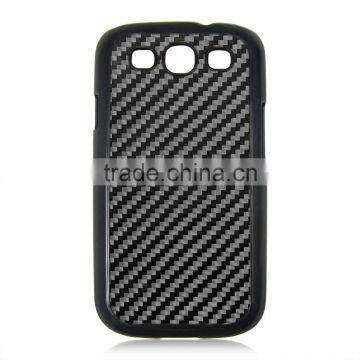 Cell phone cover custom,real carbon fiber case for Samsung 9300