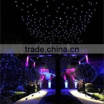 led star curtain starry sky effect full color