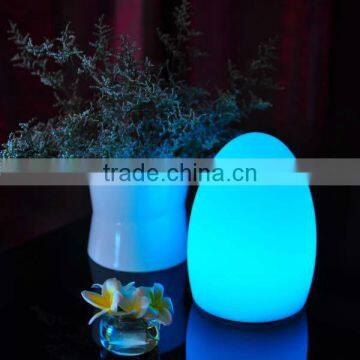 color changing led lamp egg shape promotion LED lamp egg