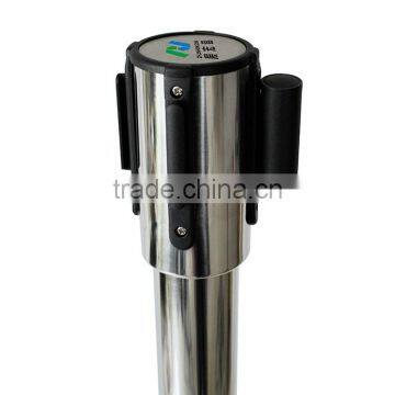 Silvery Stainless Steel Outdoor Traffic Retractable Crowd Control Barrier photo-3